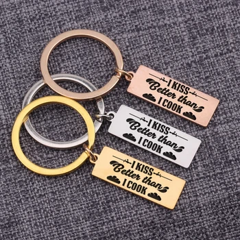 

Keepsake Girlfriend Gifts Funny Trinket Jewelry Key Tag Pendants Bag Charm Rectangle Cute Drop Keyrings Key Chain Wife Gift