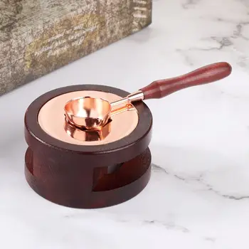 

Creative Wax Seal Candle Beads Sticks Heater Oven Cooker Fusion Glue Pot Melting Furnace Stove Tool