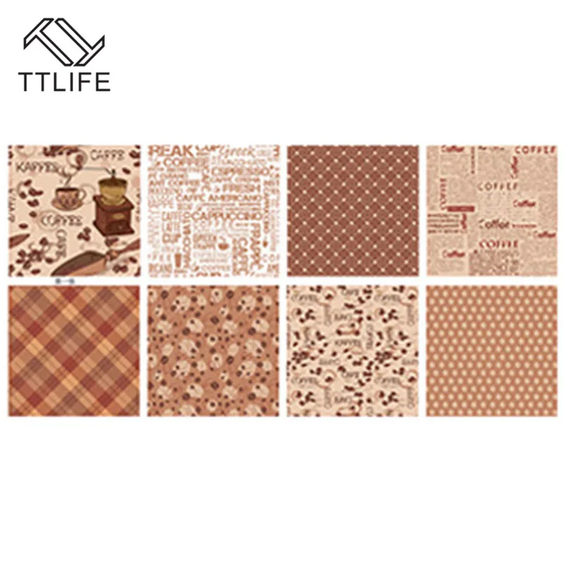 JJJL0001000I TTLIFE 16 листов DIY оригами художественный фон бумажный блокнот счет Буклет 6 дюймов ручной коллаж украшение ручные наклейки - Цвет: JJJL0001000I