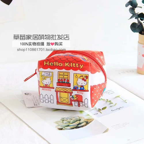 purse Hello kitty My Melody Cinnamoroll, маленькая Двойная звезда, pompomprin, косметички, женские сумки для хранения, для мытья, для девушек, косметички, Органайзер - Цвет: purse