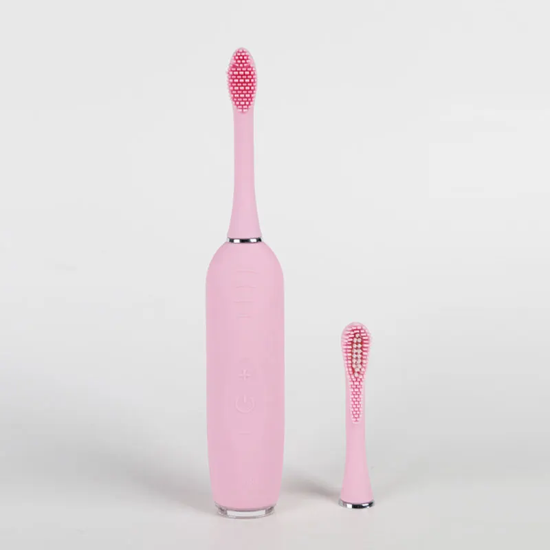 thumbnail image 1 of Cepillo de dientes eléctrico automático para adultos, recargable por USB, resistente al agua, con vibración sónica, blanqueador y cabezal para eliminar la suciedad, 1 of 5
