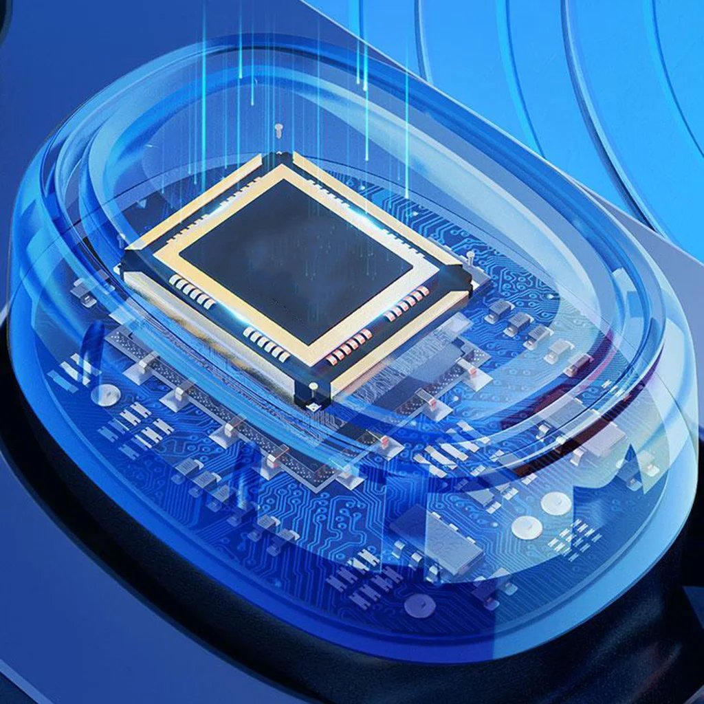 Беспроводные TWS наушники Bluetooth 5 0 спортивные со светодиодным индикасветодиодный