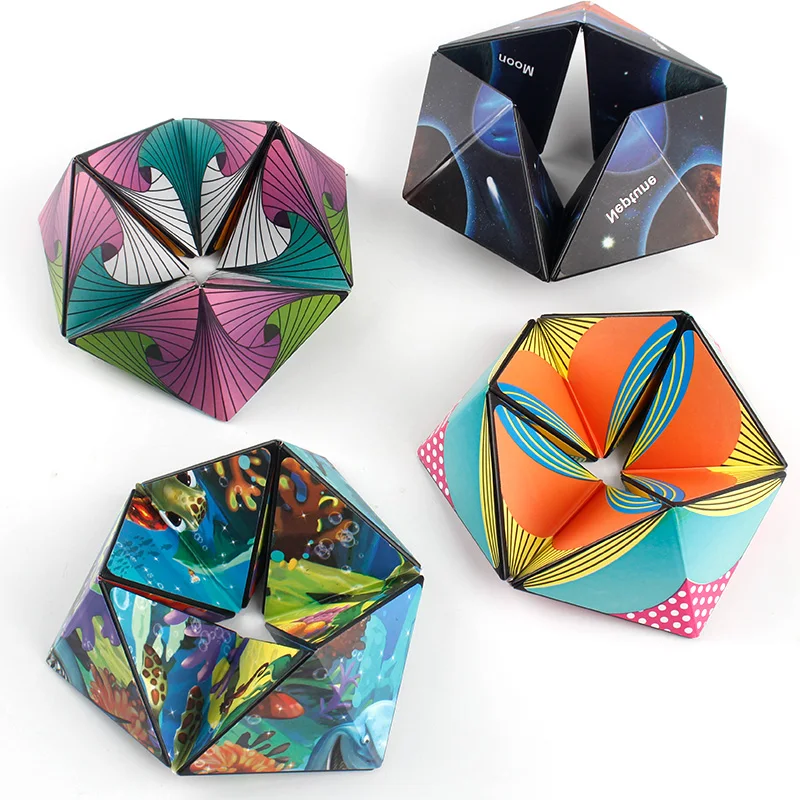 Волшебный куб Infinity Flip для взрослых игрушка снятия стресса гинкго билоба звездное