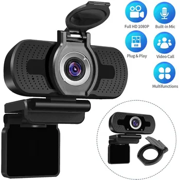 

PC Webcam 1080P HD Computer USB Web Camera for Live Streaming Video Calling Gaming Recording Conferencing