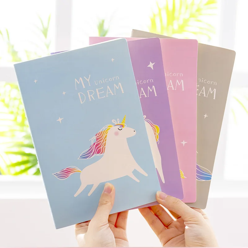 

Notebook Ins Dream Girl Unicorn Notebook Cartoon Creative A5 Notepad Student Portable Diary Paper Korea A1605 20.5