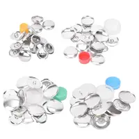 Cloth Bag Cover Buttons Kit DIY Bag Cloth Buckle Set Round Button Base DIY Handmade Crafts Sewing Making Tools 2