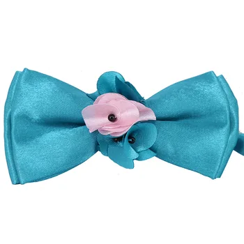 

2020 Brand New Fashion Flower Necktie Bow Tie Muti Color Wedding Casual Beautiful Flower Decoration Cloth Bow Tie With Gift Box