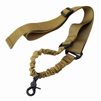 

Military Army Tactical Gun Sling Single Point Bungee Airsoft Rifle Strap Shoulder Belt One Point Gun Rope Hunting Accessories