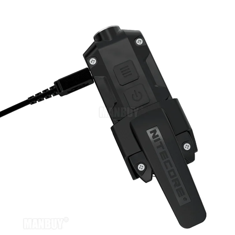Металлический кнопочный светильник NITECORE TIPCRI многоцелевой зажим + USB кабель для