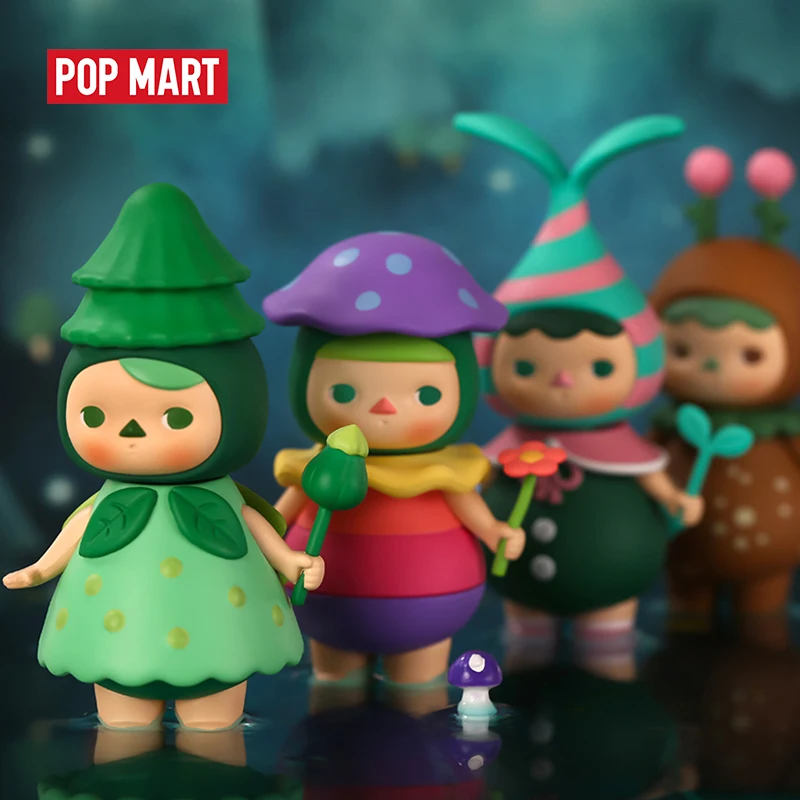 POP MART Pucky лес Феи игрушки фигурка глухая коробка на день рождения Бесплатная