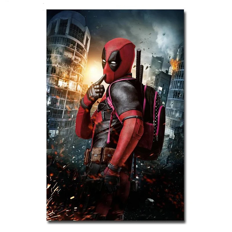 5d Diy Diamond Painting Deadpool Wade Wilson Embroidery Picture Full Square Round Cross stitch Mosaic Home Decor Gift | Дом и сад