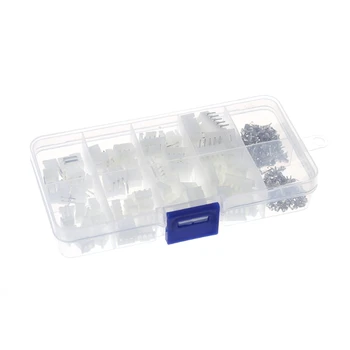 

40 Sets 2P 3P 4P 5P Right Angle 2.54mm Pitch Terminal Housing Pin Header JST Plug Connector Adaptor