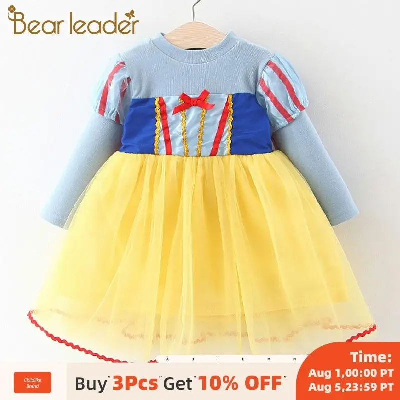Bear Leader/платье для девочек платье принцессы новое Брендовое вечерние платья