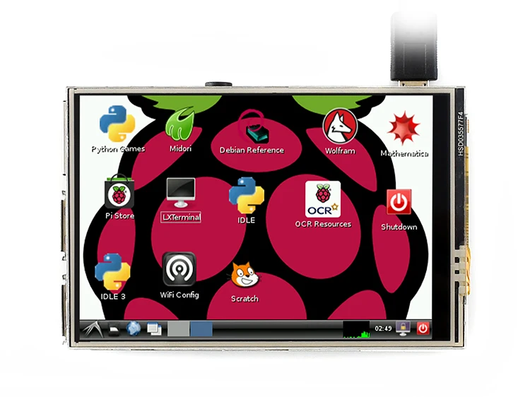 Waveshare 3 5 дюйм резистивный сенсорный экран Дисплей (C) для Raspberry Pi 480 × 320 125 МГц