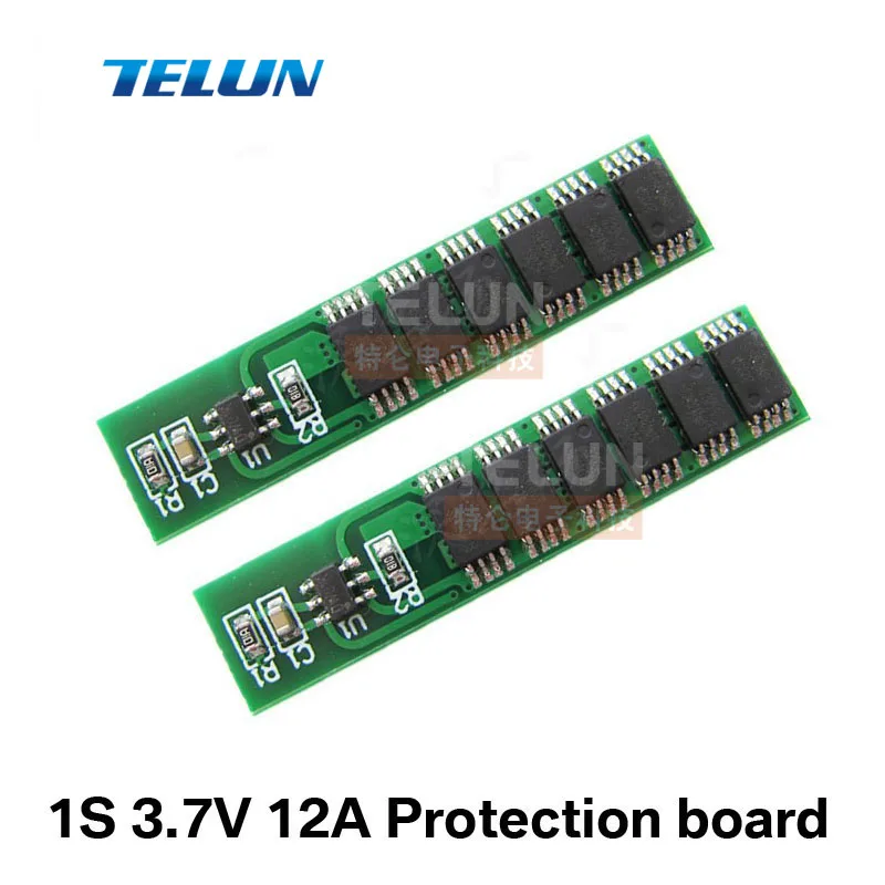 

1pcs 1S 1 string 12A 18650 26650 3.7V 4.2V lithium battery protection board 6 MOS voltage control module