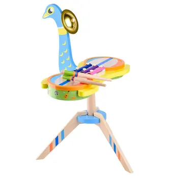 

1PC Drum Set Toy Funny Durable Educational Exquisite Colorful Music Toy Percussion Instrument Drum Set for Baby Girls Boys