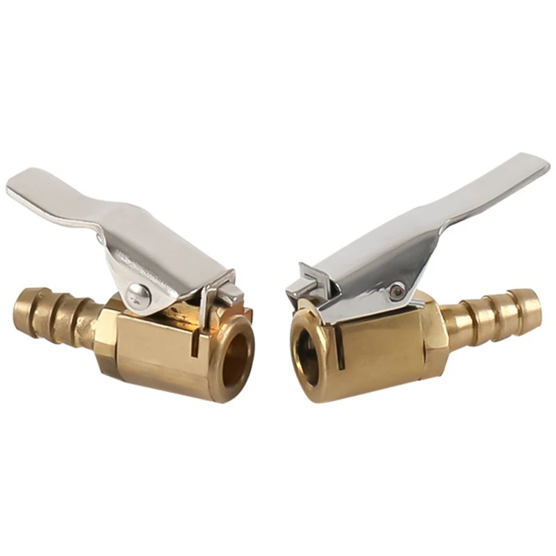

1PCS 8MM/6MM Clamp Auto Air Pump Chuck Clip Car Truck Tyre Tire Inflator Valve Connector Auto Replacement Parts
