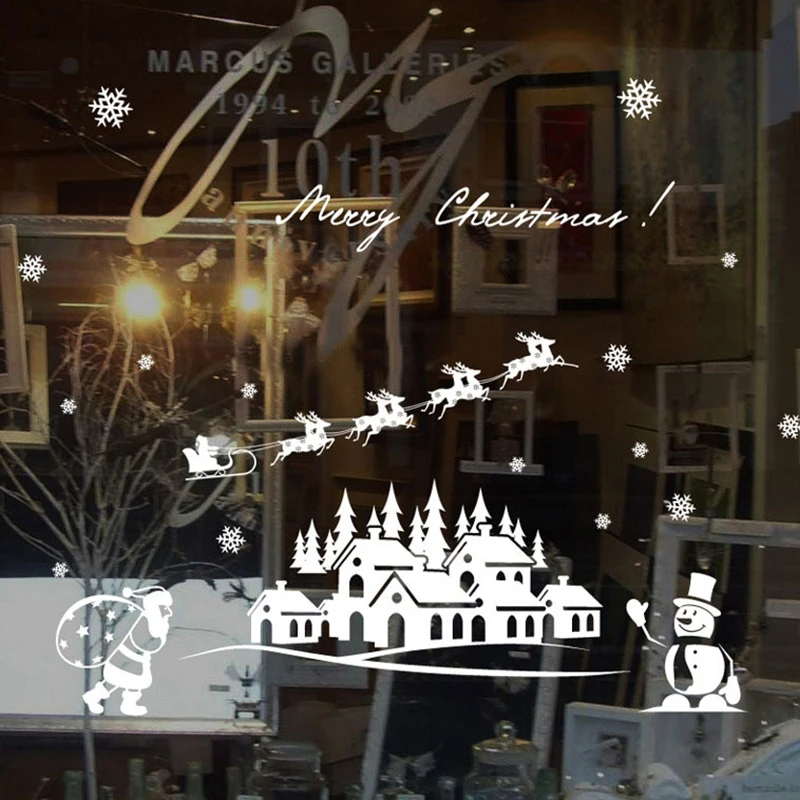 

Christmas Decoration Decal Window Stickers Sitting Room Bedroom Wall Stickers Household Adornment Wall Stickers on The Wall