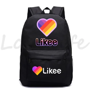 

New LIKEE Video School Backpack Boys and Girls Shoulder Backpack LIKEE LIVE Backpack Daily Backpack Girls Boys School Bag