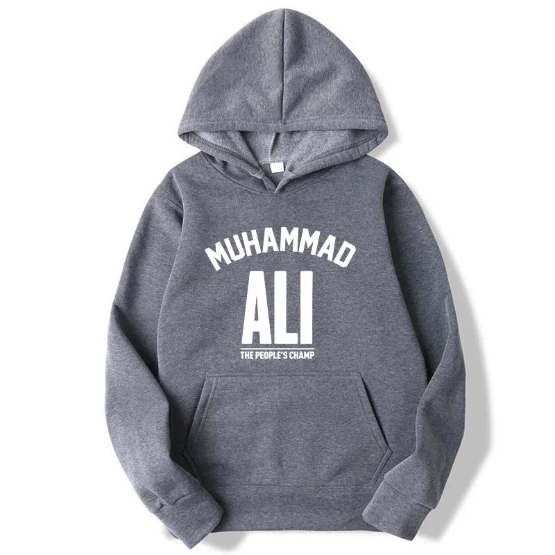 

Fashion Brand Men's Hoodies muhammad ali printing Blended cotton Spring Autumn Male Casual hip hop Hoodies Sweatshirts hoodie