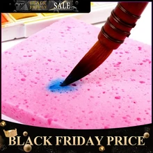 3 шт./компл. Профессиональный хорошо впитывают воду, губка для гуашь акварель картина маслом R20