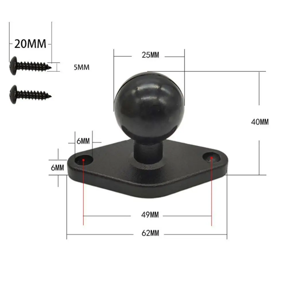 Dupla Rotação Grau Braço Ball Mount Twist Lock Ventosa Base Window Mount 360 para Ram Socket Ação Acessório Câmera p X9k3 - Image 6