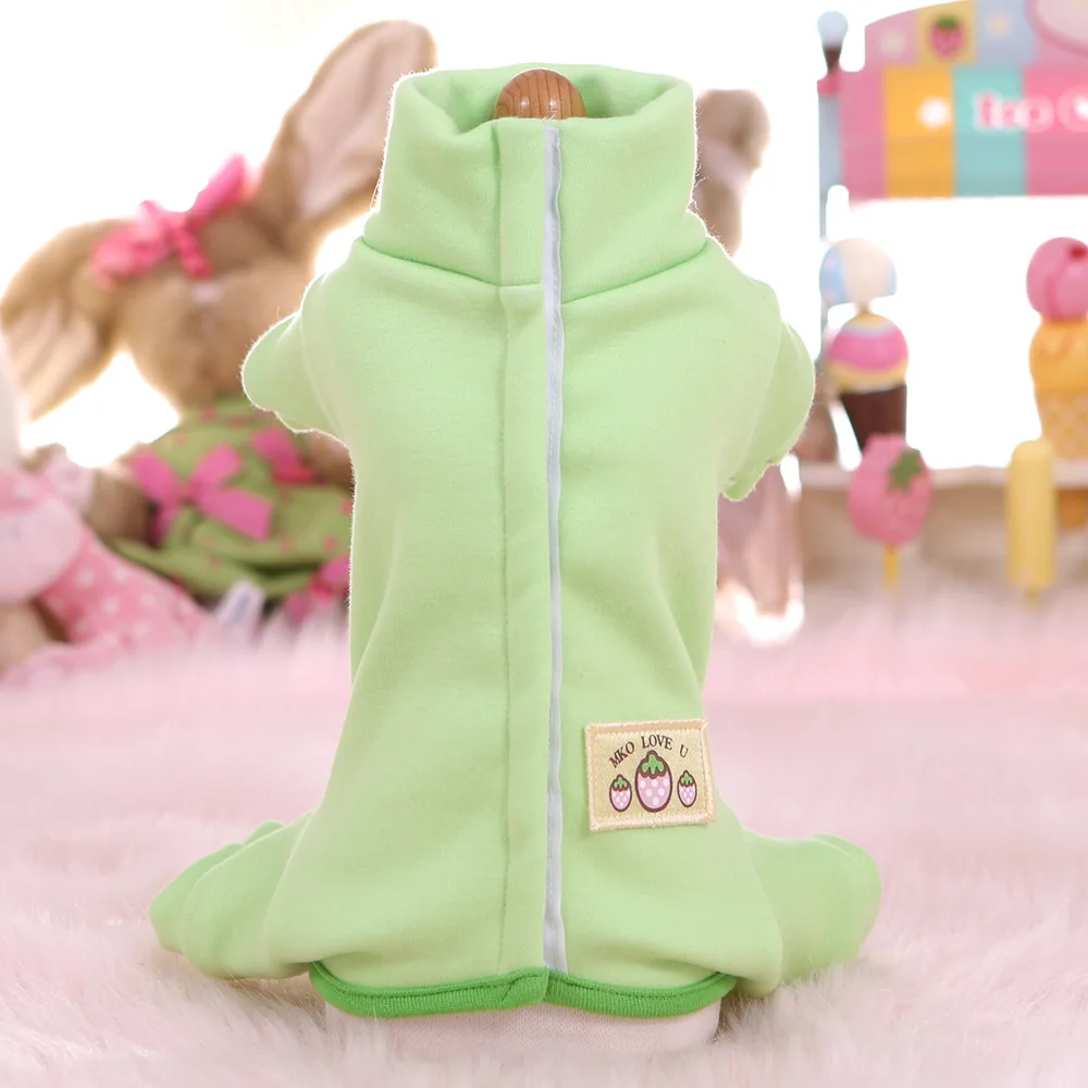 

Autumn and Winter Newest Soft Glutinous Velvet Pet Dog Clothes Six Color Xs-xl Sizes for Choice Jumpsuit for Dog Pjs for Dogs