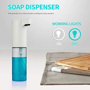 

Shampoo Lotion Shower Gel Foam Bottles 150ml Automatic Liquid Soap Dispenser Hand Washing Smart Sensor Foaming Device