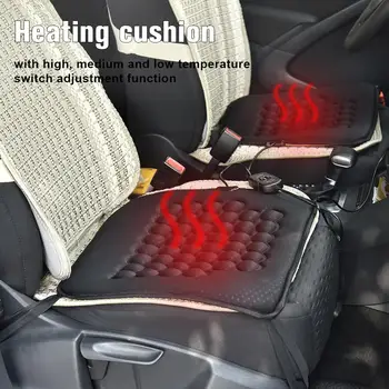

12V Car Heating Cushion Helps Maintain Metabolism Blood CirculationTiming Thermostat Universal Car Heated Seat Car Accessories