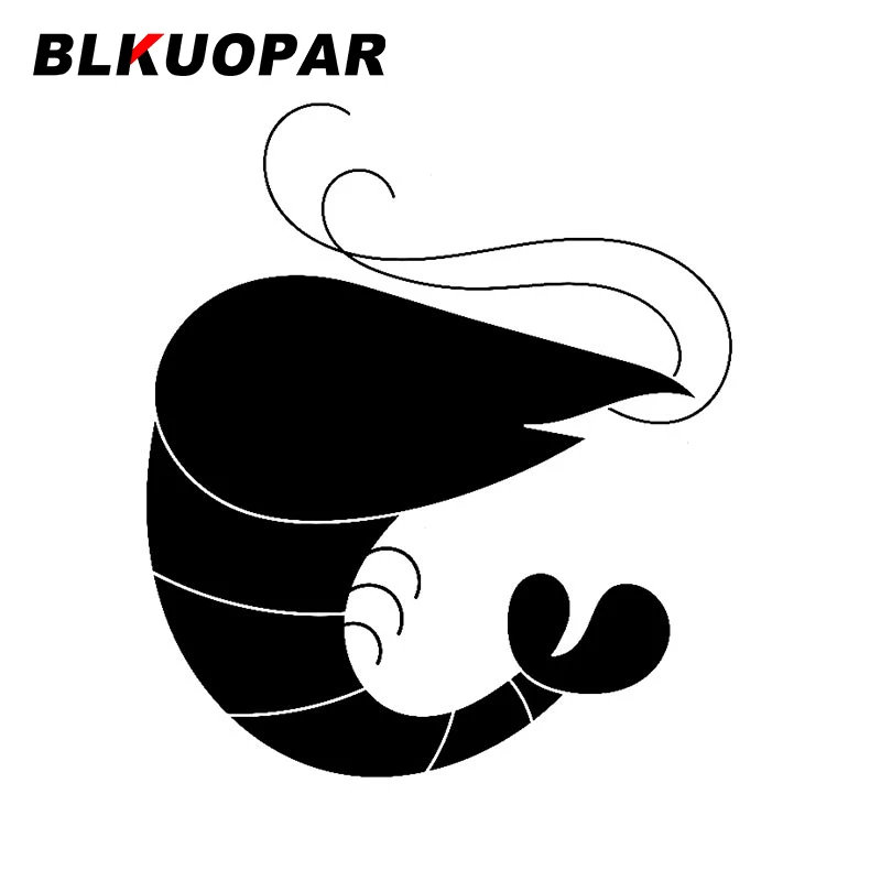 

BLKUOPAR для креветок морепродукты изолированные автомобильные наклейки высечка виниловый материал наклейка солнцезащитный ноутбук аксессуары для автомобиля