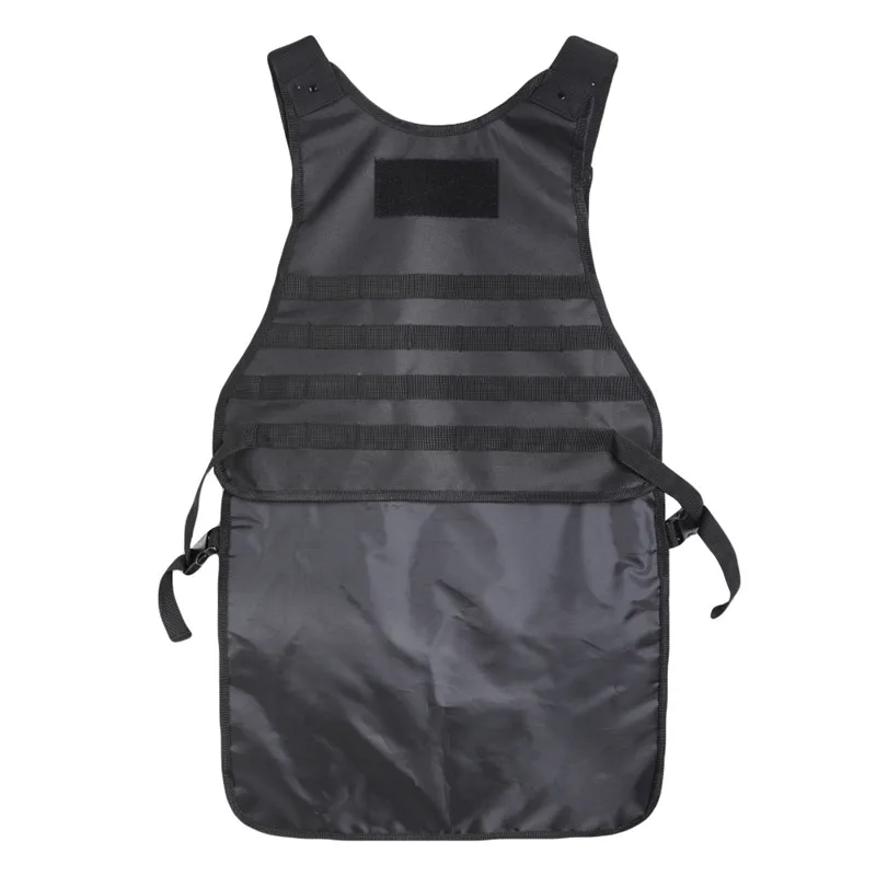 

Chef's Apron Tactical Apron 2 Large Pouches And 3 Smaller Pouches Adjustable Side Strap For The Perfect Fit 100% Cotton