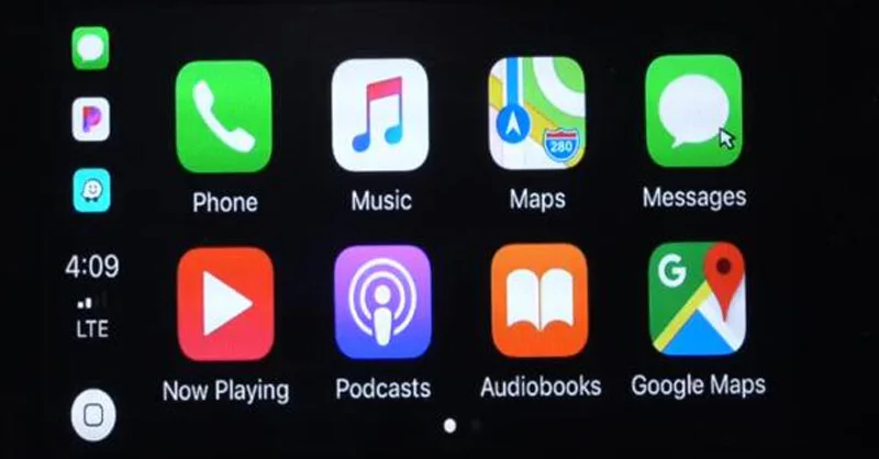 Audi carplay interface