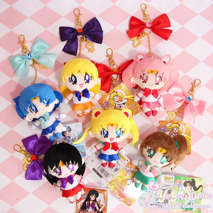 Милый подарок для девочек брелок Sailor Moon Harajuku Cardcaptor Sakura Брелоки ключей женщин