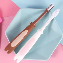 Взрослая детская зубная щетка мягкие волосы креативная Силиконовая зубная щетка супер Мягкая зубная щетка против кровотечения зубная щетка