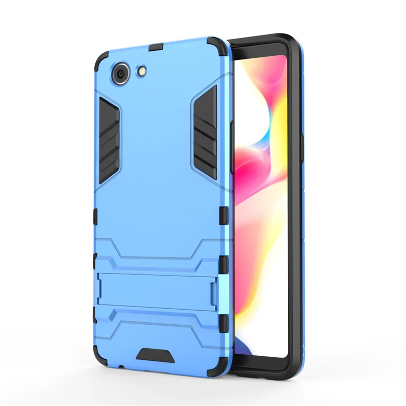 Противоударный чехол для OPPO R15 A73S A5 F9 R17 pro K1 A7 F11 PRO Reno Z телефона ПК + Силиконовый с