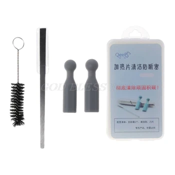 

1 Set Silicone Plug Blade Cleaning Brush Tools Clean Protector Kit for IQOS 2.4/IQOS 3.0 Heater Electronic Cigarette Accessories