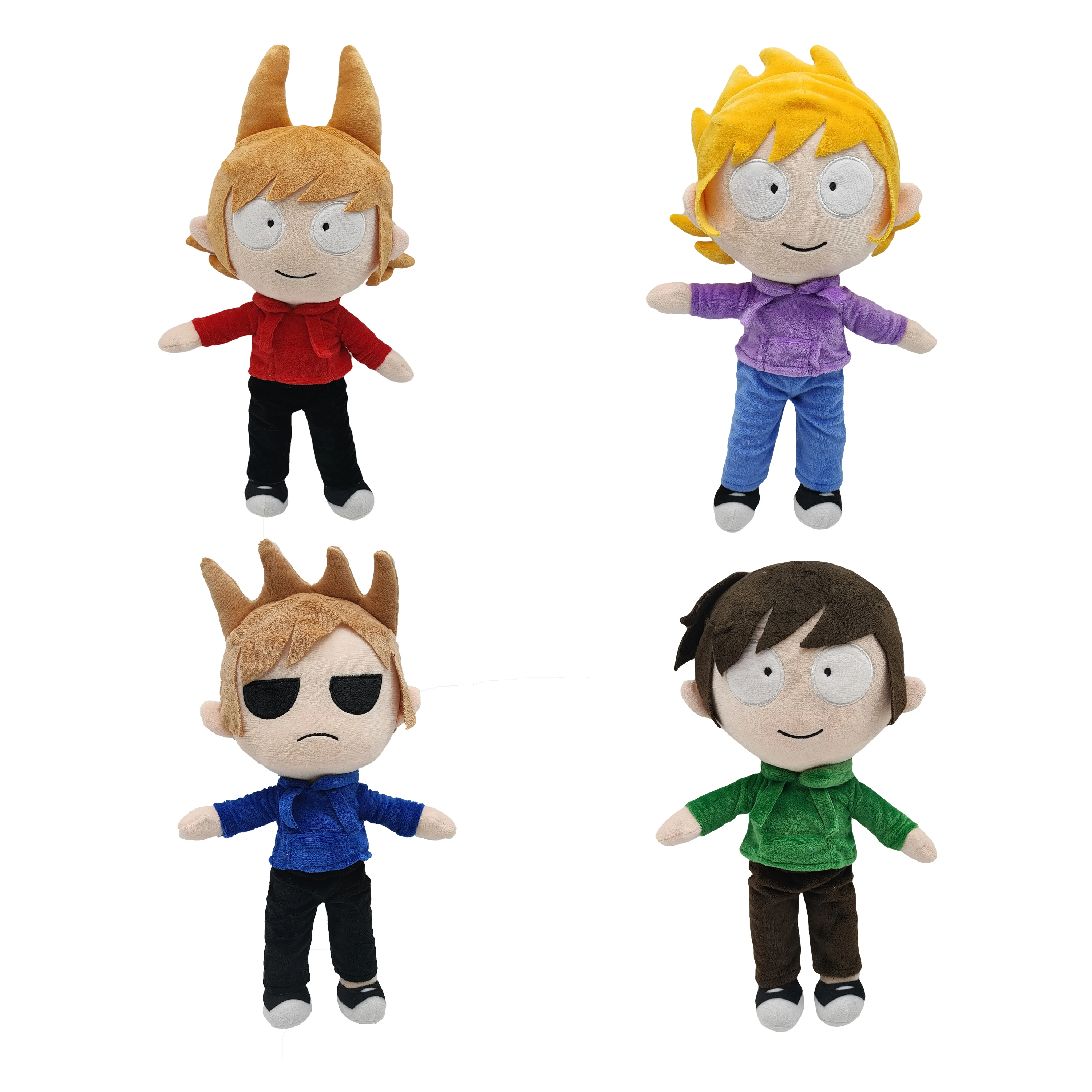 4 Unidades/conjunto De Brinquedo De Pelúcia Eddsworld Edd Ma