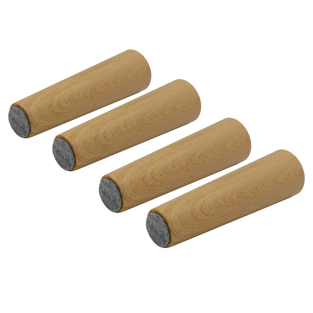 4pcs Wood Furniture Legs Modern Feet Great Replacement for Sofa, Couch, Bed, Coffee Ottoman TV Stand Loveseat