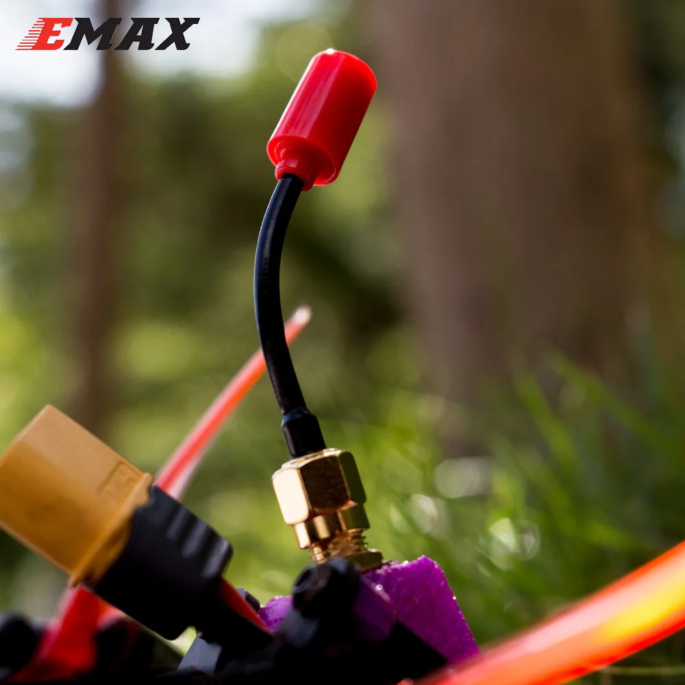 Emax Nano FPV антенна 5,8G RHCP/LHCP 50 мм SMA/MMCX/Angle MMCX Прямая Для RC FPV гоночный Дрон комплект аксессуары