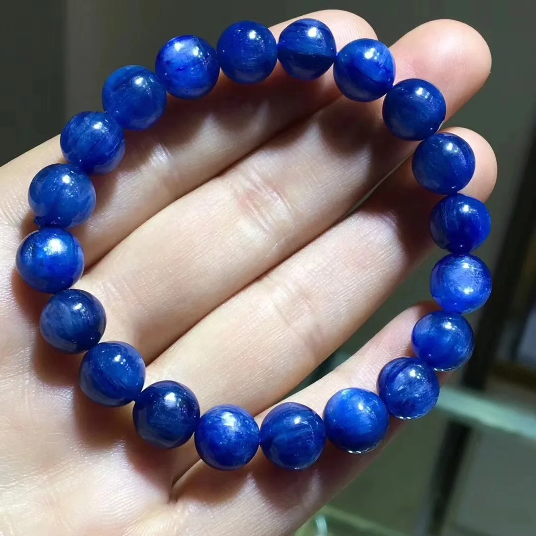 

Natural Blue Crystal Single Loop Bracelet Ornament Hydra Gloss Color Beautiful Generous Fashion Glorious Simple