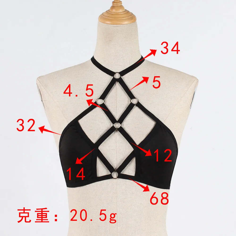 Women Sexy Bandage Lingerie Hollow Strappy Bra Corset Push Up Top Underwear dropshipping