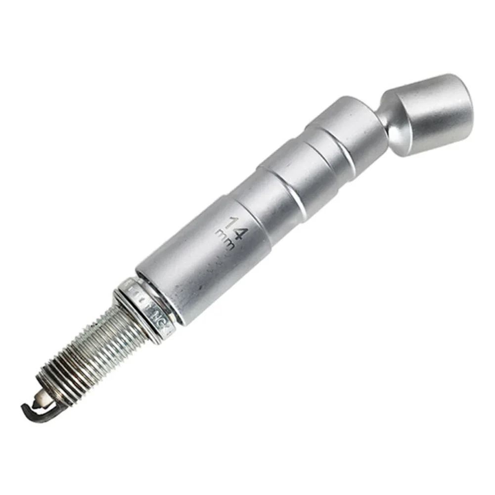 Universal 3/8Inch D 14mm Swivel Spark Plug Wobble Socket Spark