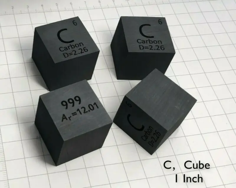 

Carbon density cube 25mm Dichte Wrfel High Purity 99,9% Element Collection