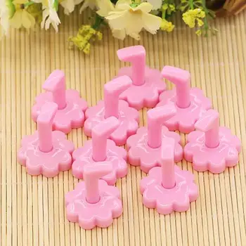 

Nail Finger Stand Professional Plastic Pink Practice Rest Holder for Nail Art UV Gel Polish Painting Nails Design Tools