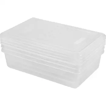 

Set of containers for freezing rectangular Plast team 3 PCs. (185x120x91mm 0.75l) natural color