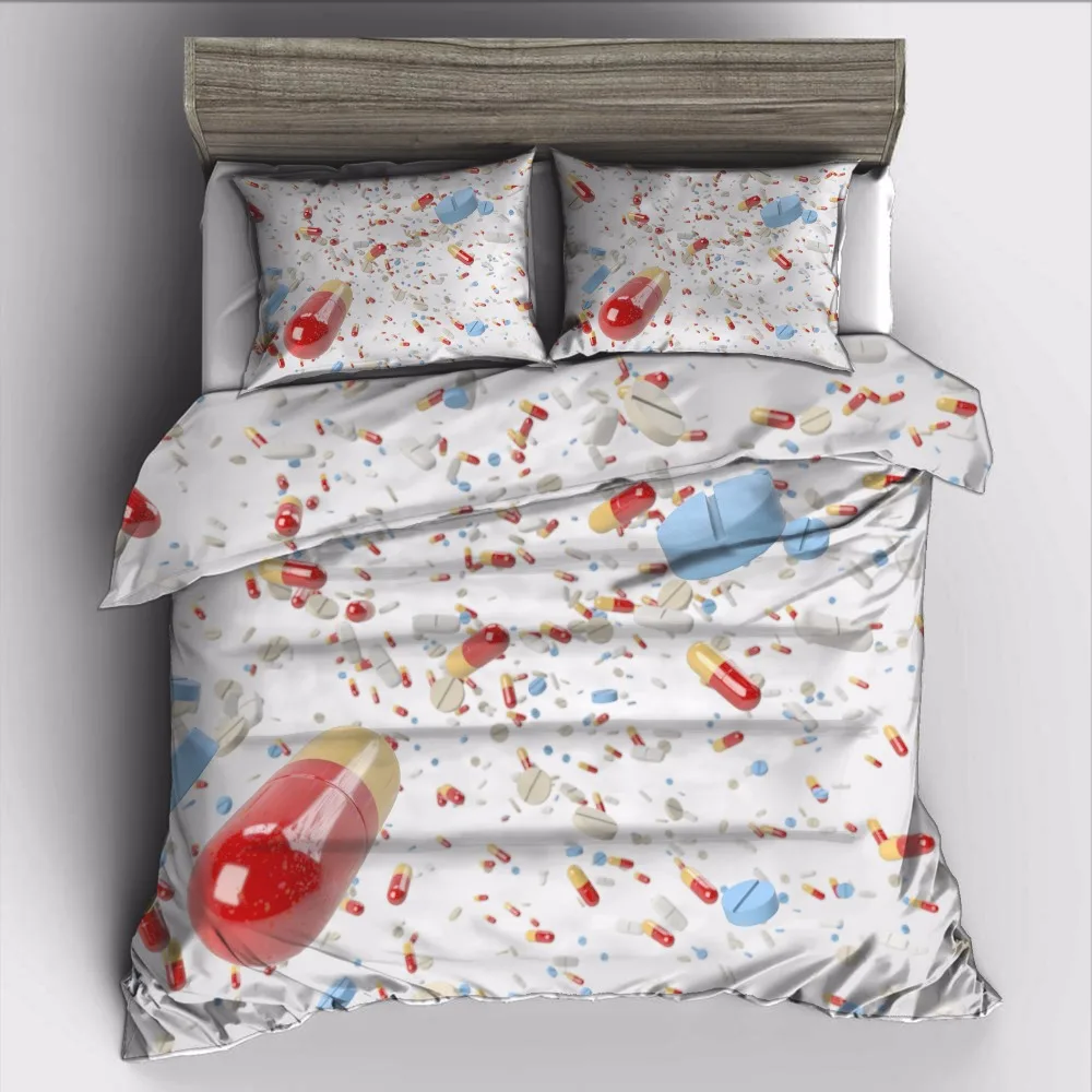 AHSNME 3D �˾� ħ�� ��Ʈ ��ȭ�� �μ� �̺� Ŀ�� RU AU EU �̱� ũ�� ���� jogo de cama