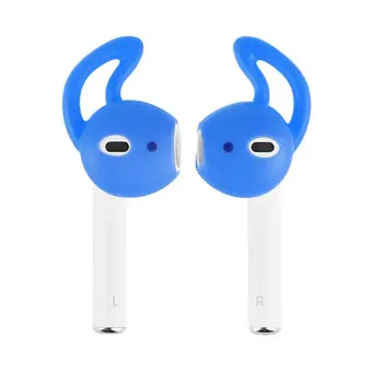 

New for Apple AirPods Replacement Soft Silicone Antislip Ear Cover Hook Earphone Earbuds Tips Headset Case protector For earpods