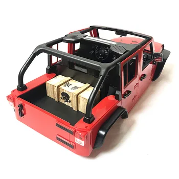 

313mm Wheelbase Body Shell Roll Bar Modified Parts for 1/10 Axial SCX10 90046 Jeep Wrangler Convertible Body Shell RC Car Parts