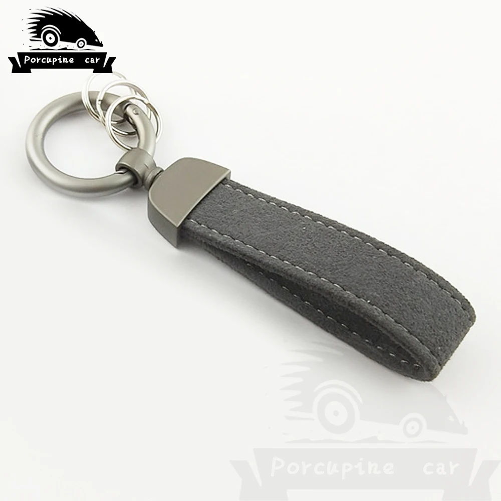 Автомобильный брелок с мехом для ключей Mercedes Benz BMW VW Toyota Mazda Audi Kia peugeot Honda hyundai