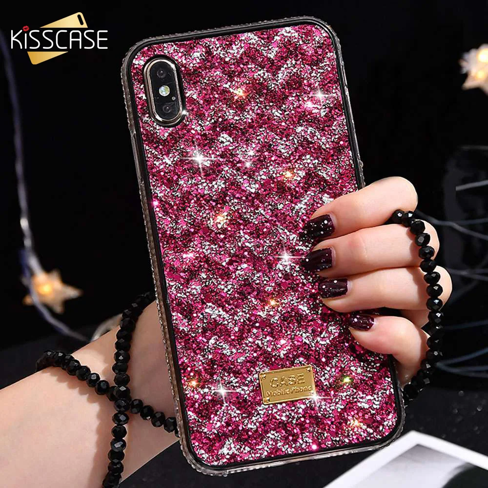 KISSCASE блестящий чехол для телефона iPhone XS MAX XR 7 8X6 6s волнистый мягкий TPU Plus 8 6 |